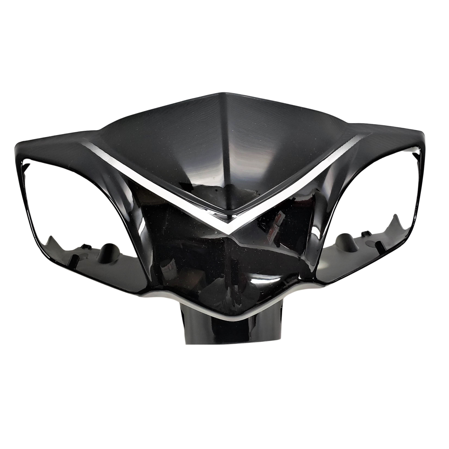 Front Fairing for Signal Lights with Mirror Mounts (BLACK)