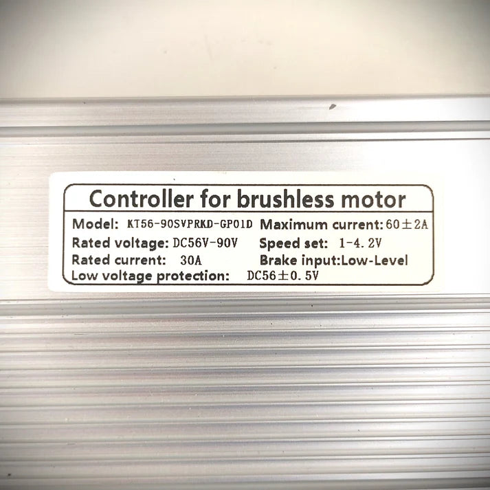 72V 60A Brushless Controller by KT (Kunteng) - evcustom