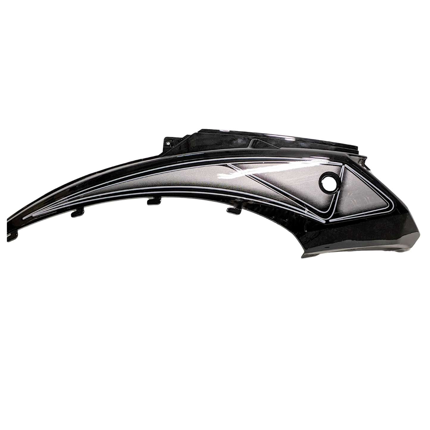 Fairing - Upper Left Side with Seat Lock Mount BLACK