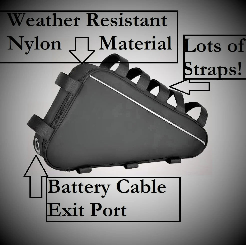 Triangle Frame Bag Battery - Compatible with All Voltages - evcustom