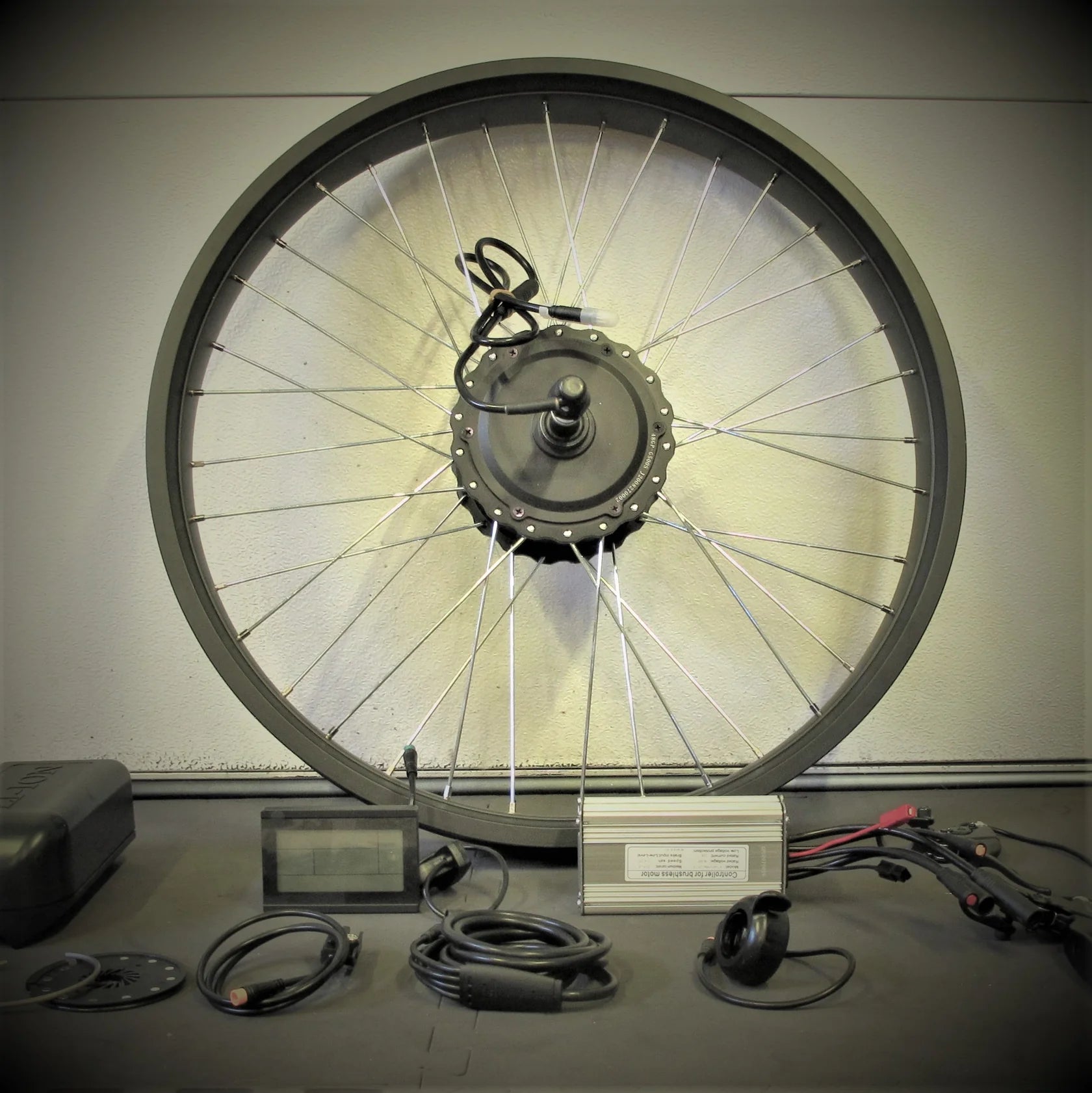 26’’ Fat Wheel Electric Motor Kit 750W Geared Hub - evcustom