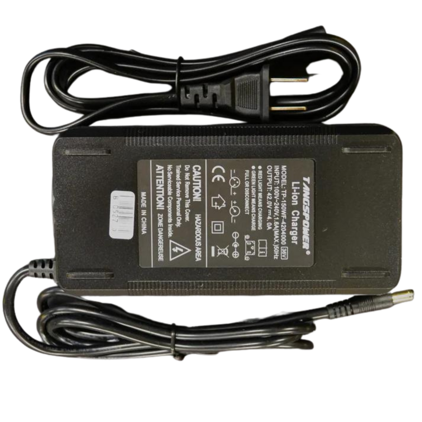 42V3A Lithium-Ion Battery Charger - 36 Volt, 4 Amp - evcustom