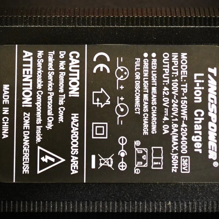 42V3A Lithium-Ion Battery Charger - 36 Volt, 4 Amp - evcustom