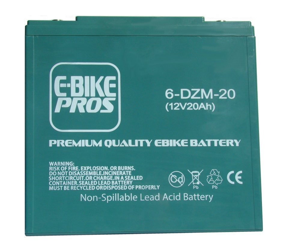 E-bike Pros 12v 20ah+ Premium Quality E-bike battery. - evcustom