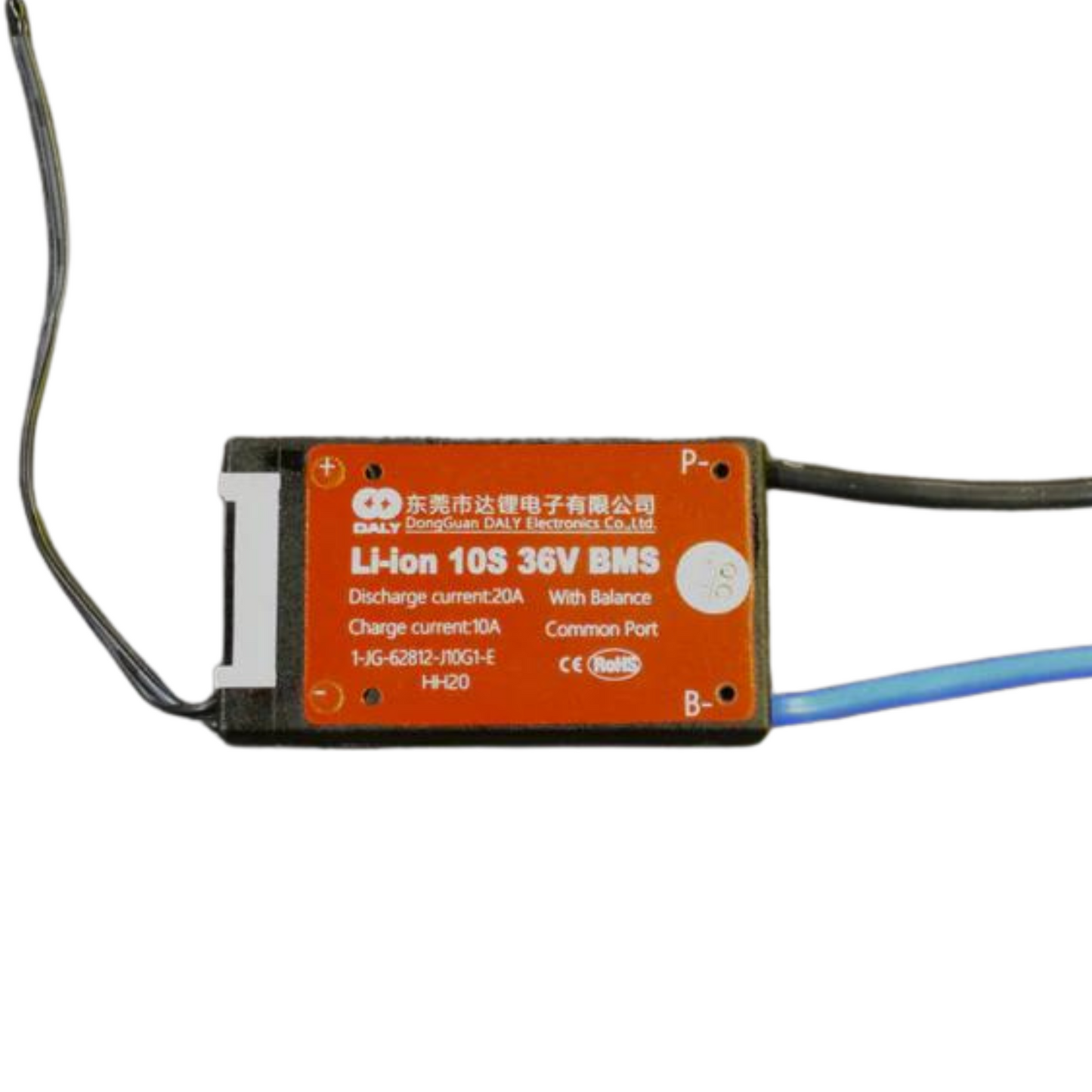 BMS DALY with Temperature Probe - 10S 20A, 36V - evcustom