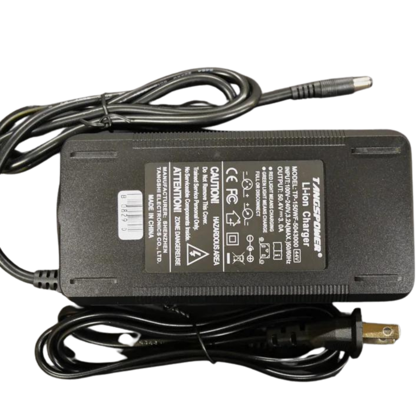 Lithium-Ion Charger - 12S (50.4V), 3 Amps - evcustom