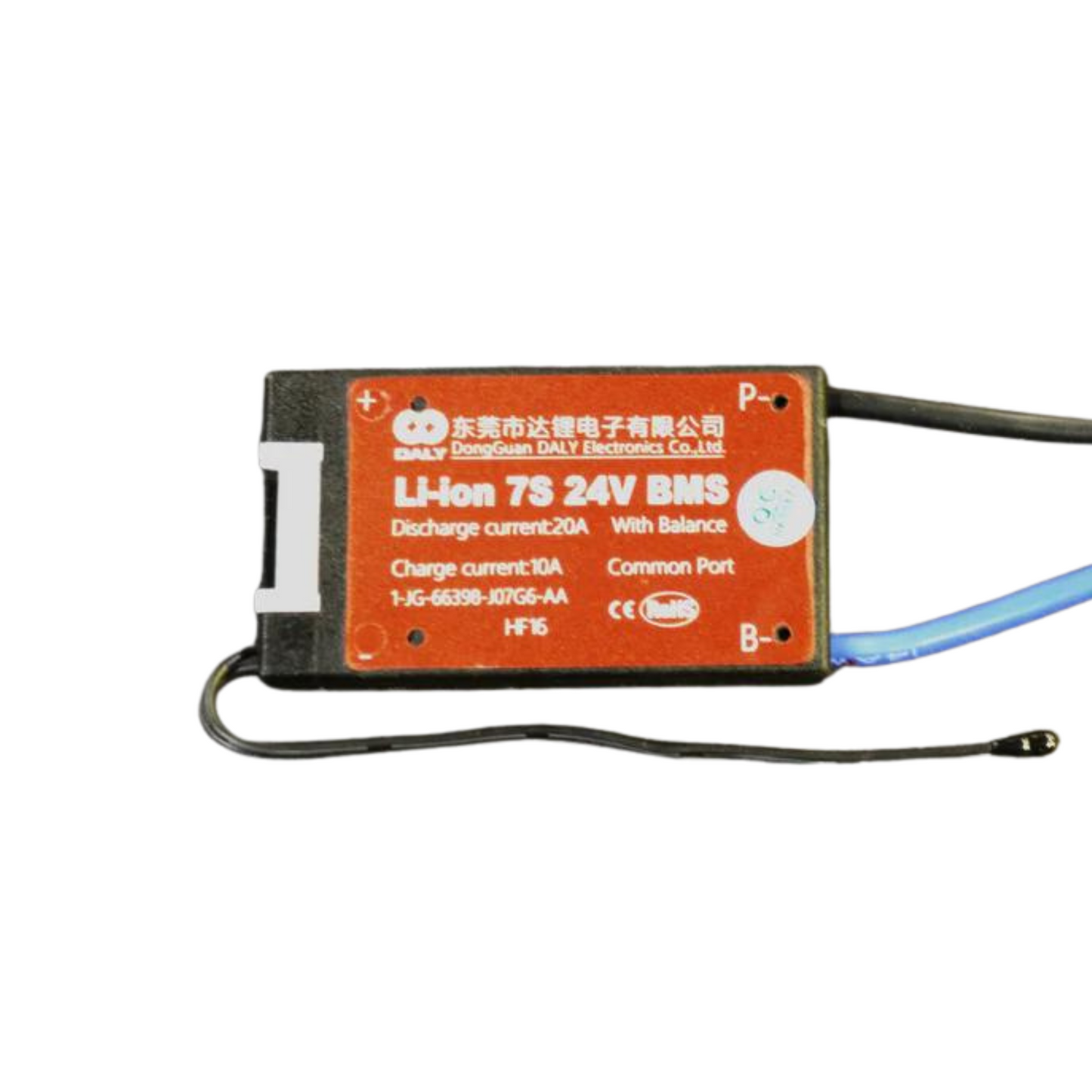 BMS DALY with Temperature Probe - 7S 20A, 24V - evcustom