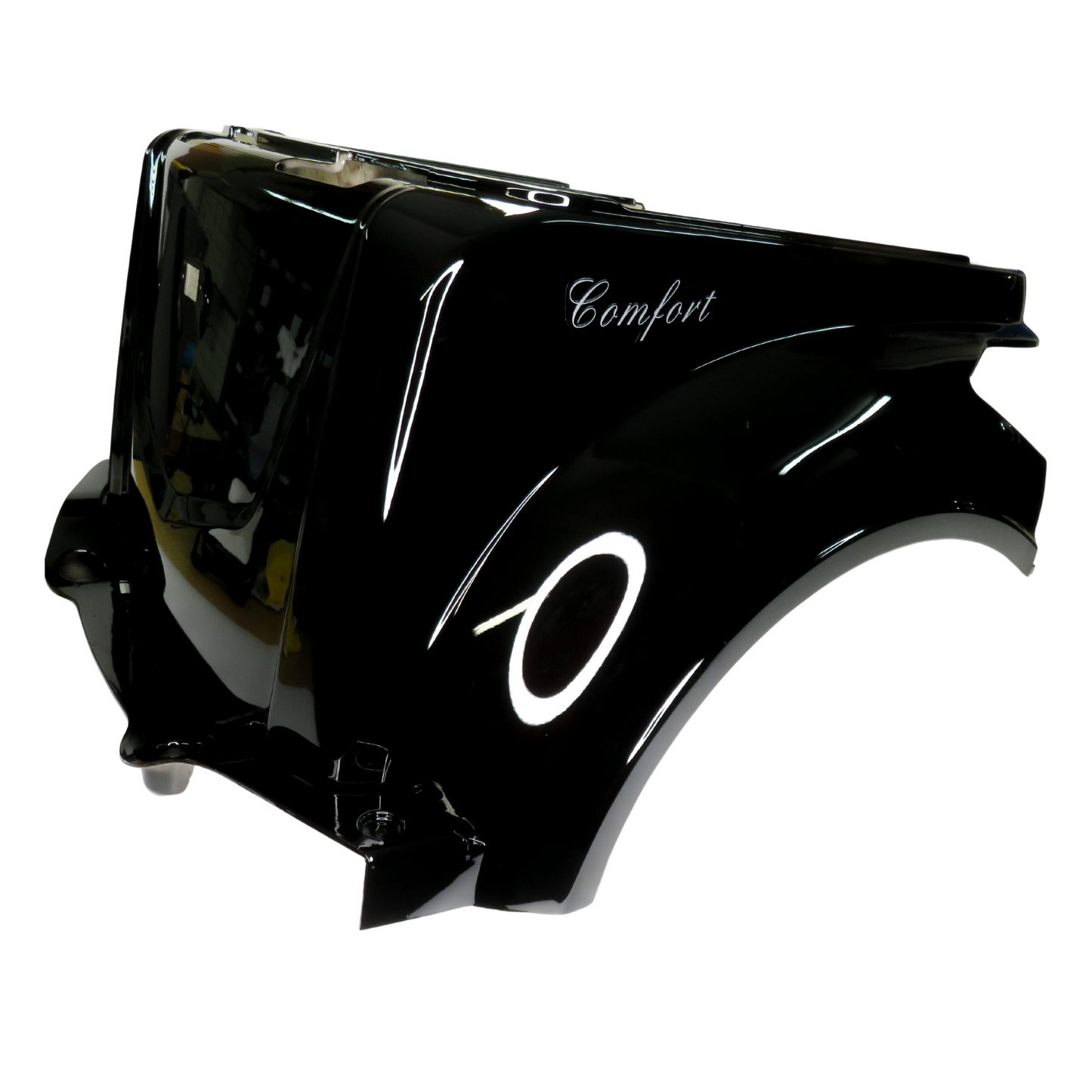 Rear Fairing Under Seat with "Comfort" Logo and Charger Port Mount (BLACK)