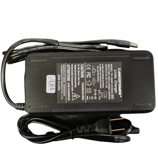 2 Amp 60-Volt Lithium-Ion Battery Charger - evcustom