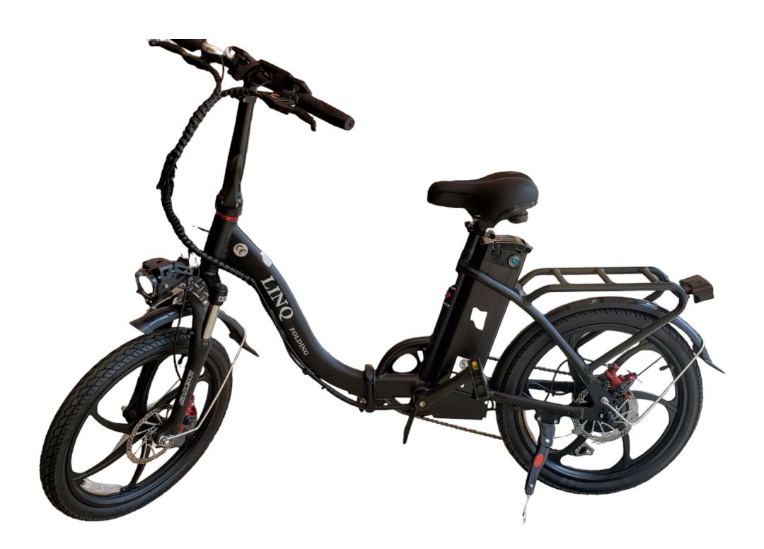 LINQ Electric Folding E-bike! Lightweight and portable. - evcustom