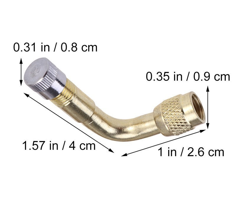 Valve Stem Extension: Essential for Tire Shops Handling Numerous Tire Changes, Facilitating Easy Tire Inflation (Silver Cap Excluded). - evcustom