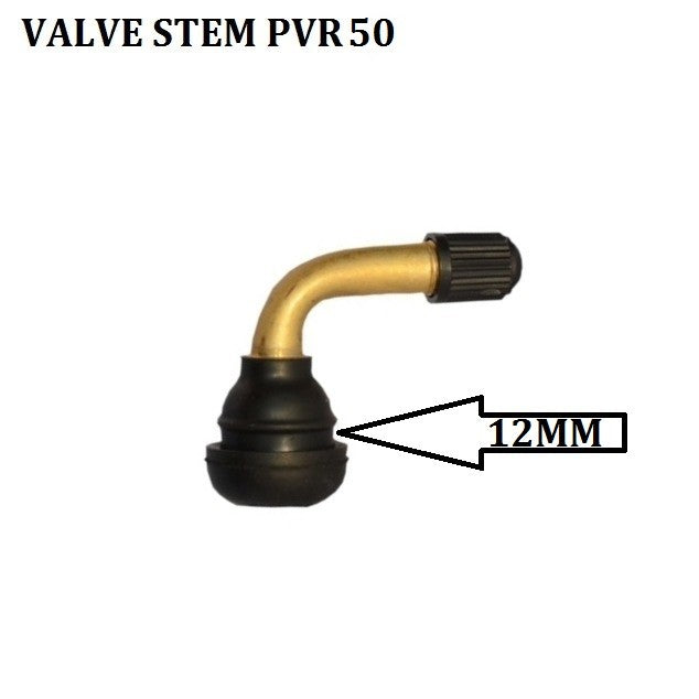 Valve Stem PVR 50 angled for ebike tubeless tire for front or rear - evcustom